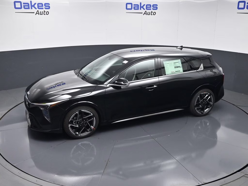 2026 Aurora Black Pearl Kia K4 GT-Line FWD Hatchback