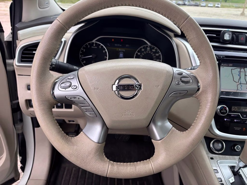 2015 Pearl White Nissan Murano Platinum AWD SUV
