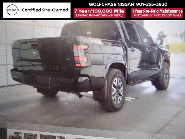 2025 Super Black Nissan Frontier SL RWD Truck