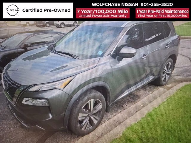 2023 Gun Metallic Nissan Rogue SL FWD SUV