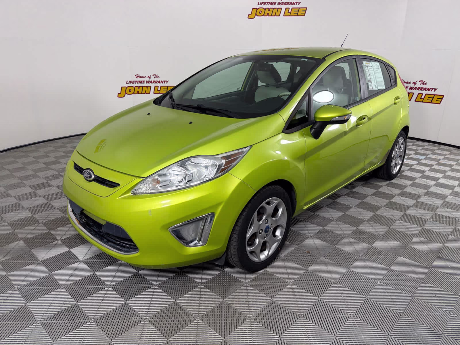 2012 Lime Squeeze Metallic Ford Fiesta SES FWD Sedan