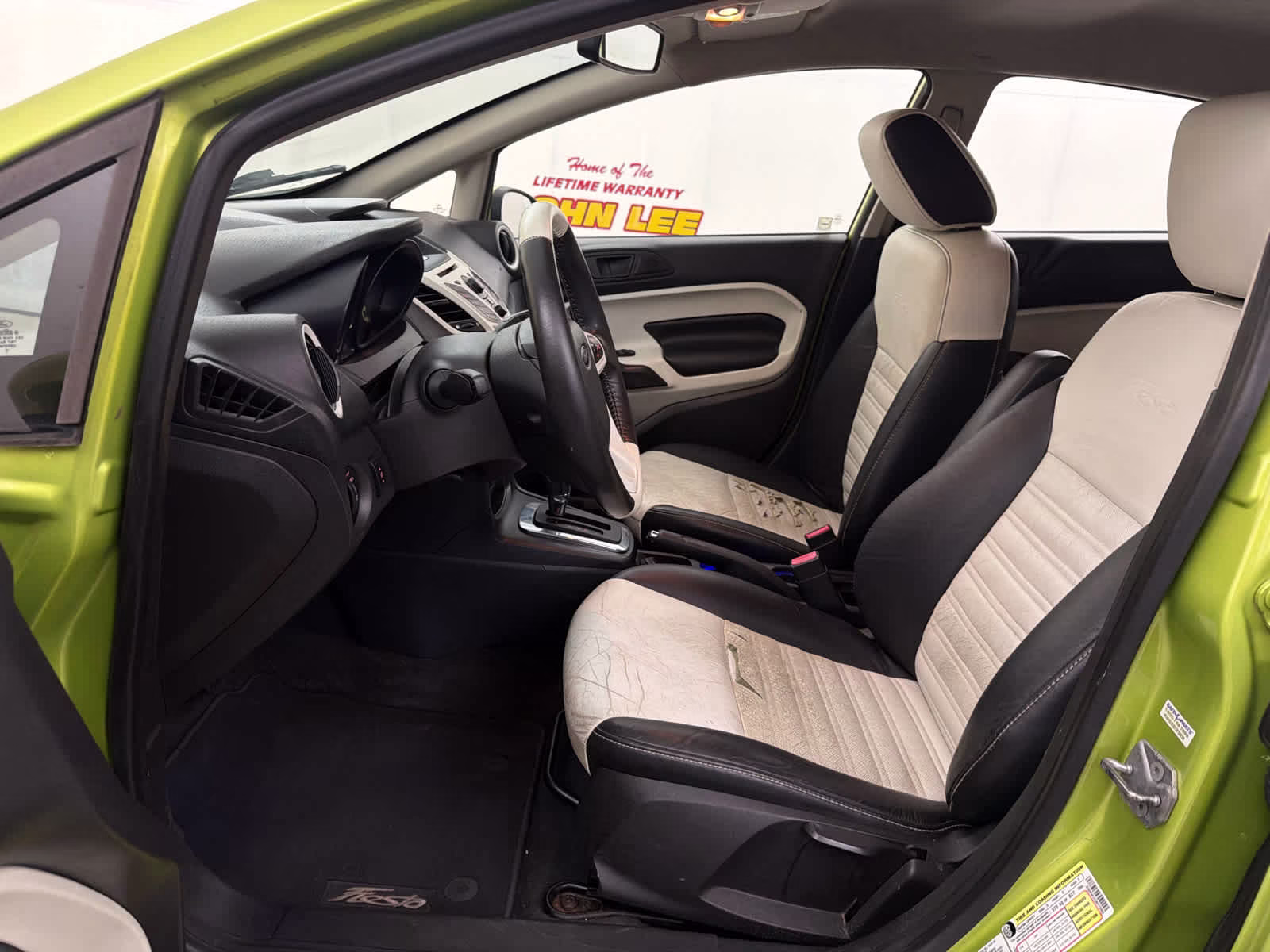 2012 Lime Squeeze Metallic Ford Fiesta SES FWD Sedan