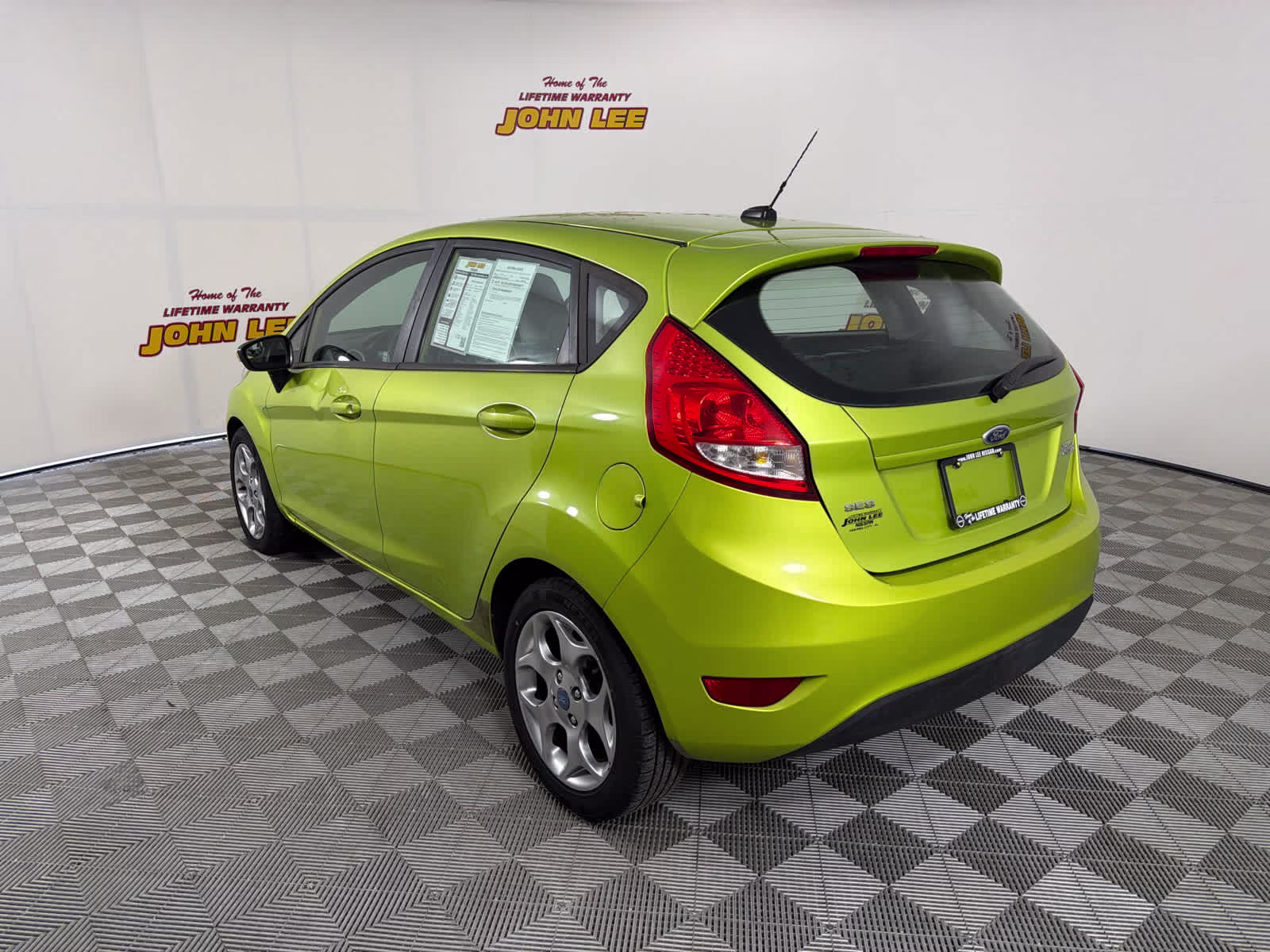 2012 Lime Squeeze Metallic Ford Fiesta SES FWD Sedan