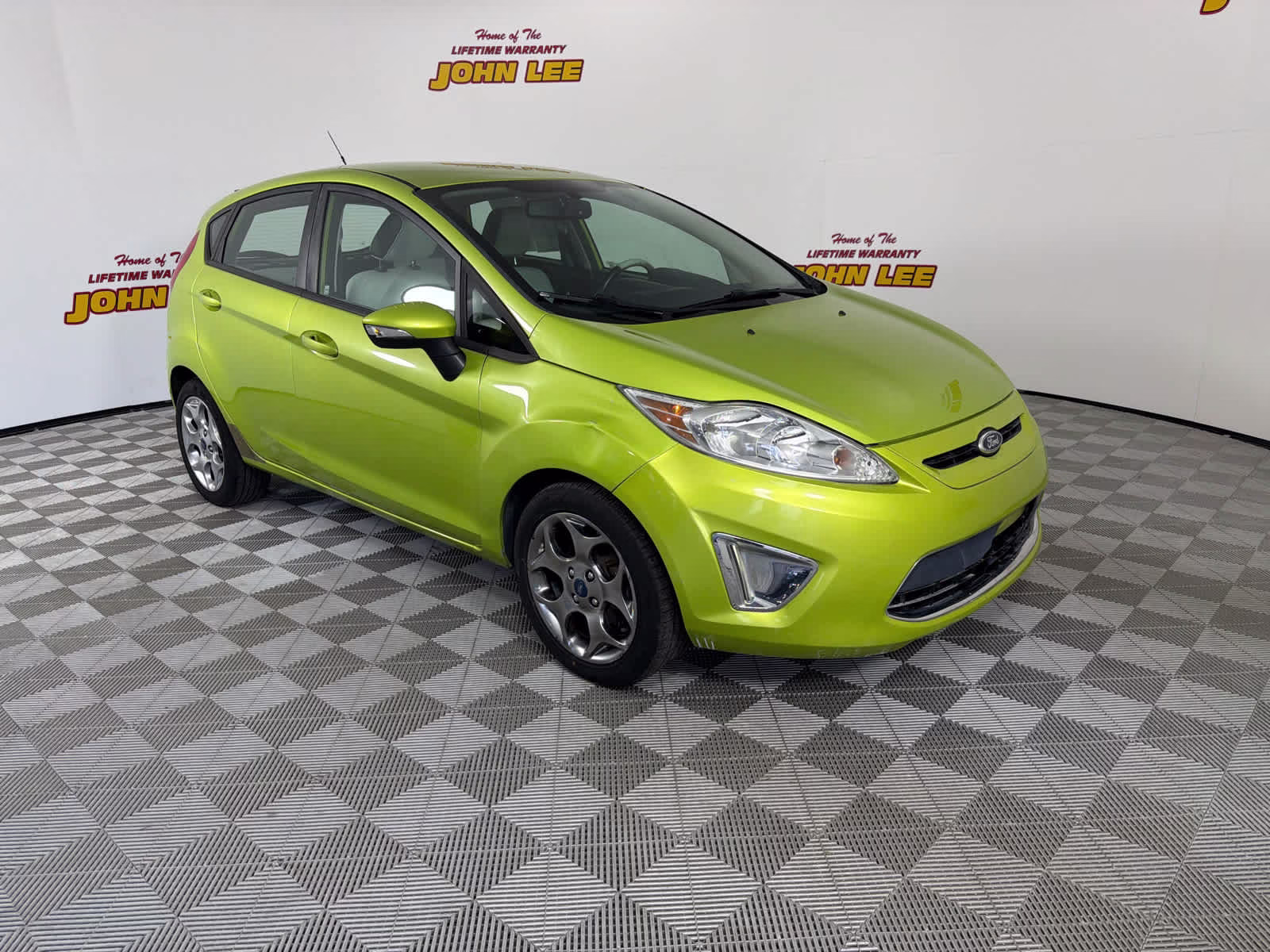 2012 Lime Squeeze Metallic Ford Fiesta SES FWD Sedan