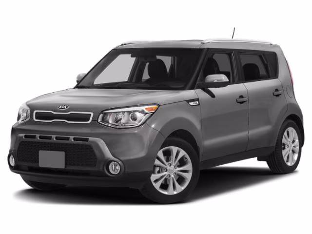 2015 Bright Silver Kia Soul + FWD