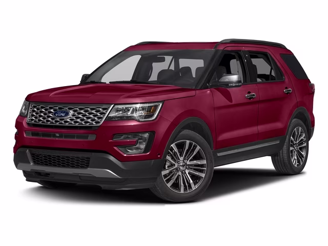 2017 Ruby Red Metallic Ford Explorer Platinum 4X4 SUV