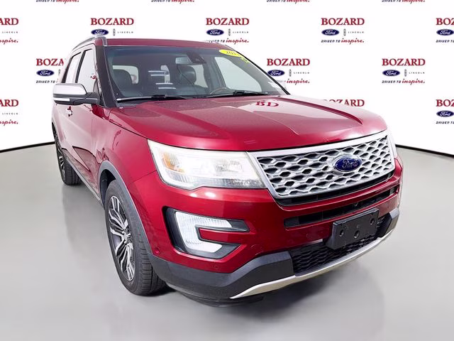 2017 Ruby Red Metallic Ford Explorer Platinum 4X4 SUV