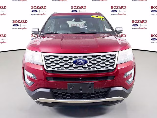 2017 Ruby Red Metallic Ford Explorer Platinum 4X4 SUV