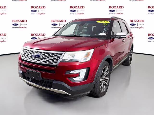2017 Ruby Red Metallic Ford Explorer Platinum 4X4 SUV