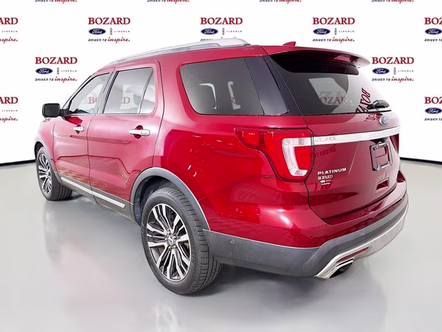 2017 Ruby Red Metallic Ford Explorer Platinum 4X4 SUV