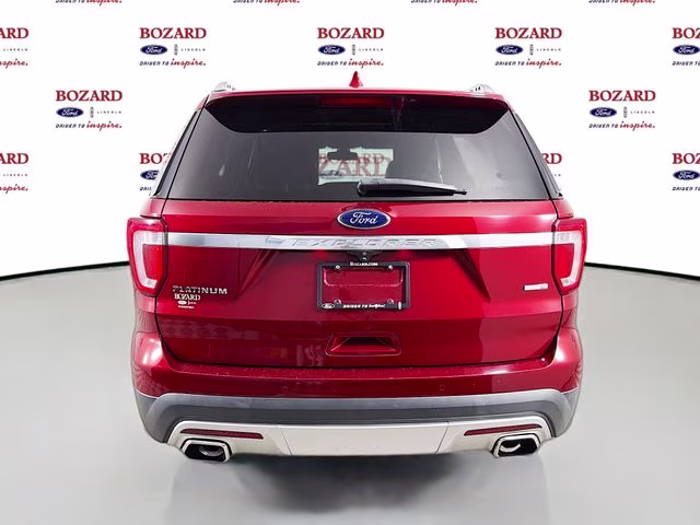 2017 Ruby Red Metallic Ford Explorer Platinum 4X4 SUV