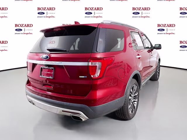 2017 Ruby Red Metallic Ford Explorer Platinum 4X4 SUV
