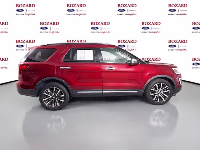 2017 Ruby Red Metallic Ford Explorer Platinum 4X4 SUV