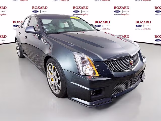 2010 Thunder Gray ChromaFlair Cadillac CTS-V Base RWD Sedan