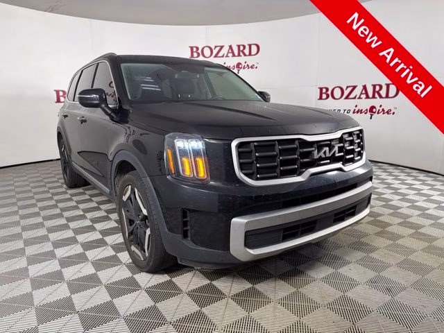 2024 Ebony Black Kia Telluride S FWD SUV