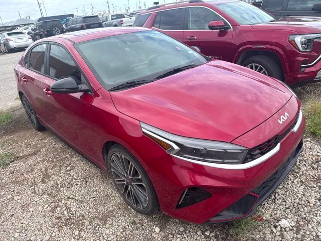 2024 Currant Red Kia Forte GT FWD Sedan