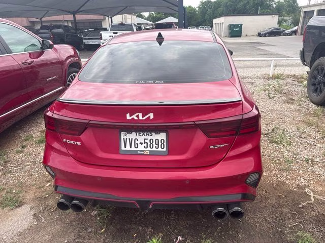 2024 Currant Red Kia Forte GT FWD Sedan