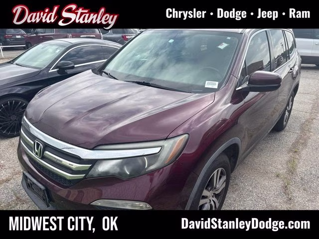 2017 Dark Cherry Pearl Honda Pilot EX-L FWD SUV