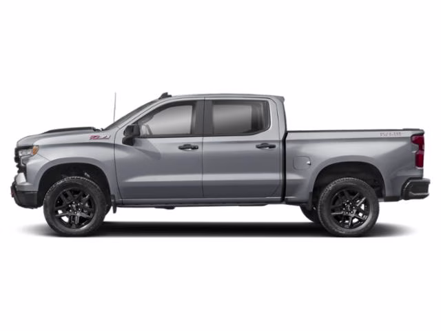2025 Sterling Gray Metallic Chevrolet Silverado 1500 LT Trail Boss 4X4 Truck