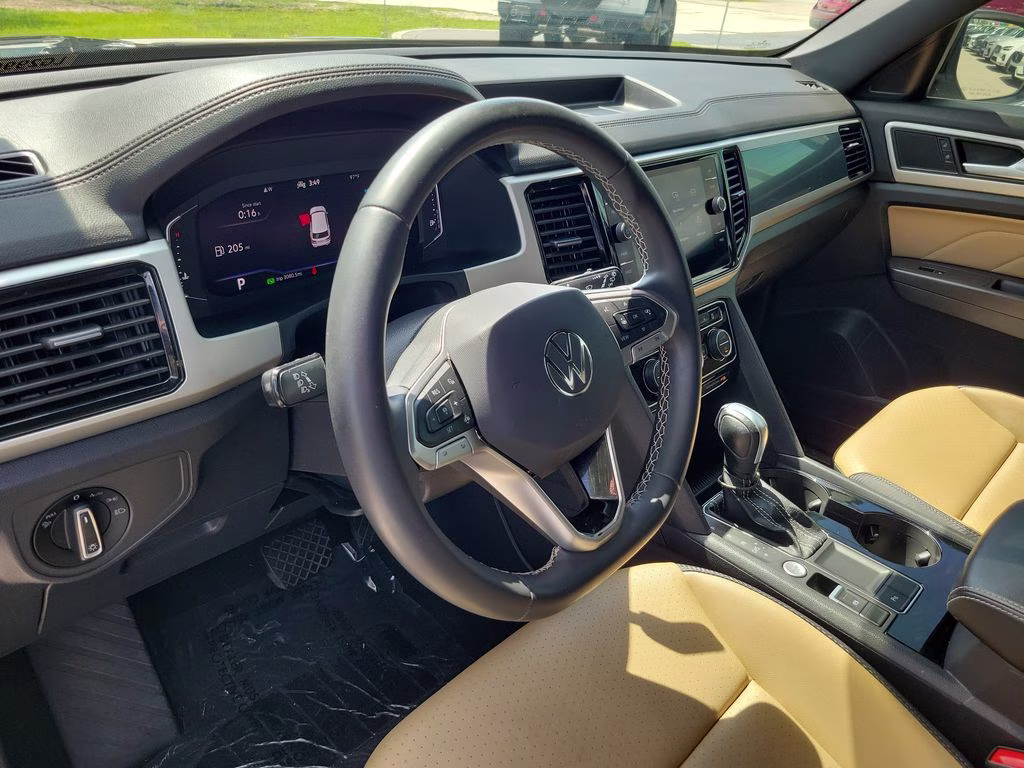 2023 Deep Black Pearl Volkswagen Atlas Cross Sport 3.6L V6 SE w/Technology FWD SUV
