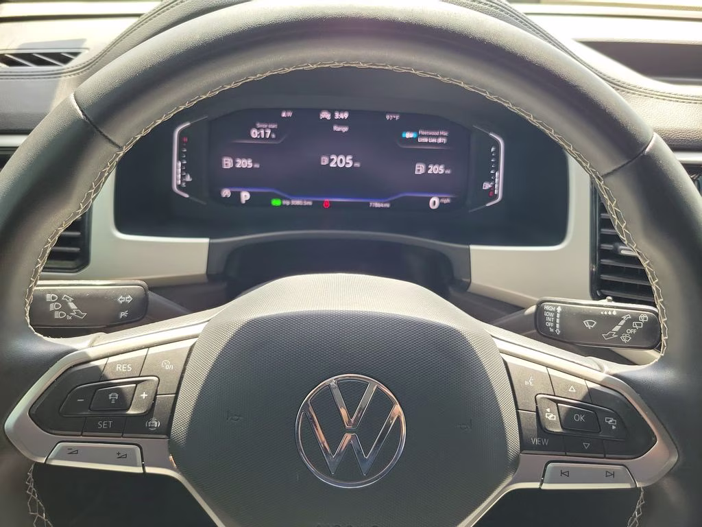 2023 Deep Black Pearl Volkswagen Atlas Cross Sport 3.6L V6 SE w/Technology FWD SUV