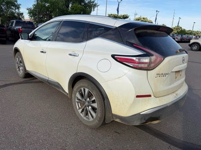2015 Pearl White Nissan Murano SL AWD SUV