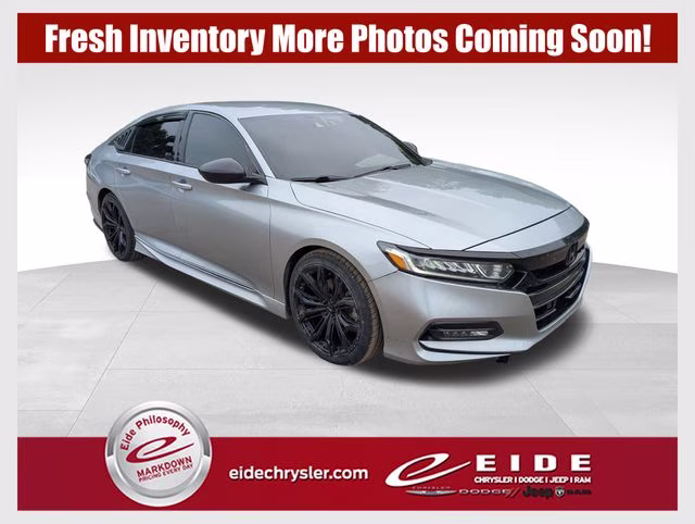 2018 Silver Honda Accord Sport FWD Sedan