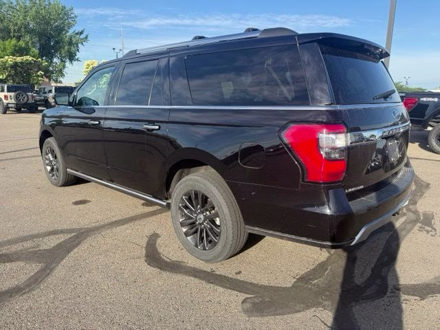 2019 Agate Black Metallic Ford Expedition Max Limited 4X4 SUV