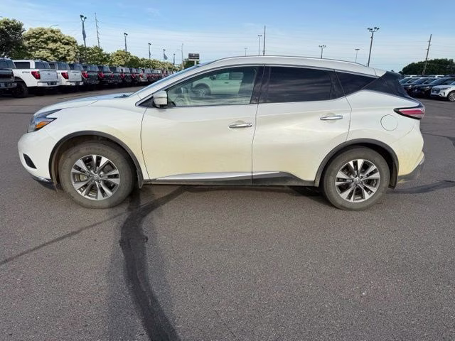2015 Pearl White Nissan Murano SL AWD SUV