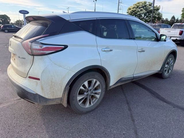 2015 Pearl White Nissan Murano SL AWD SUV