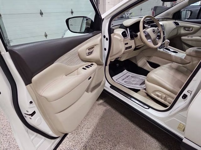 2015 Pearl White Nissan Murano SL AWD SUV