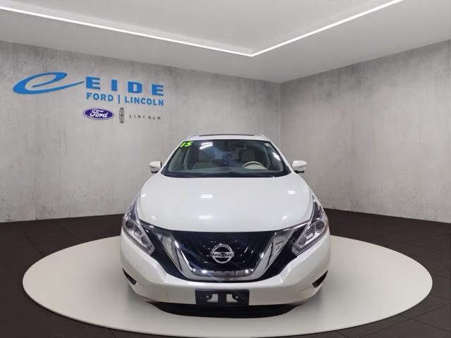 2015 Pearl White Nissan Murano SL AWD SUV