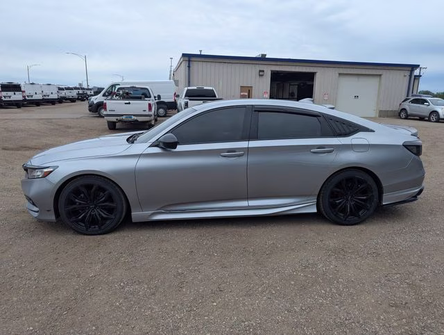2018 Lunar Silver Metallic Honda Accord Sport FWD Sedan