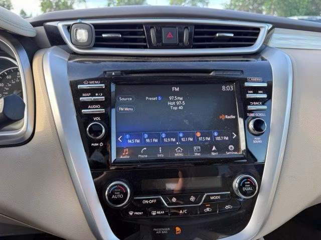 2015 Pearl White Nissan Murano SL AWD SUV