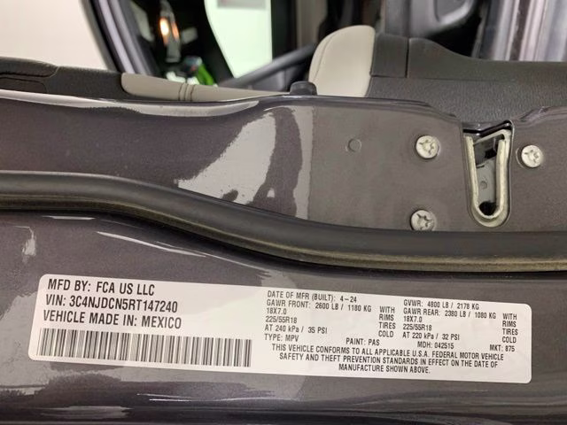 2024 Baltic Gray Metallic Clearcoat Jeep Compass Limited 4X4 SUV