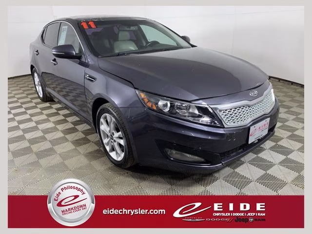 2011 Platinum Graphite Kia Optima EX FWD Sedan