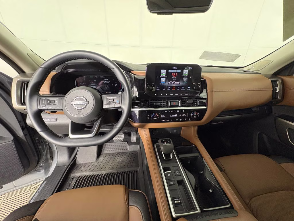 2025 Solid Gray/Super Black Nissan Pathfinder Platinum FWD SUV