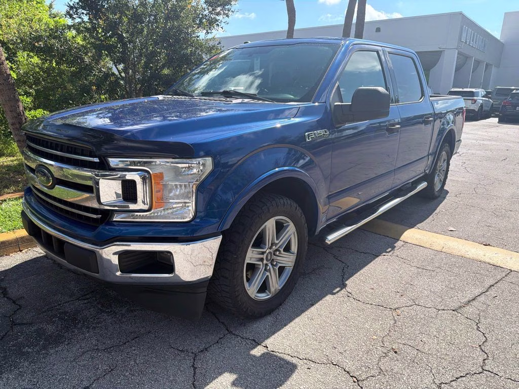2018 Lightning Blue Ford F-150 XLT RWD Truck