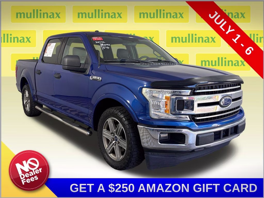 2018 Lightning Blue Ford F-150 XLT RWD Truck
