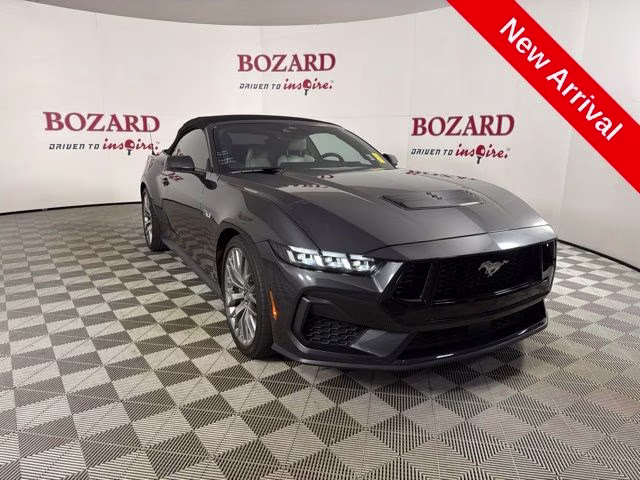 2024 Gray Metallic Ford Mustang GT Premium RWD Convertible
