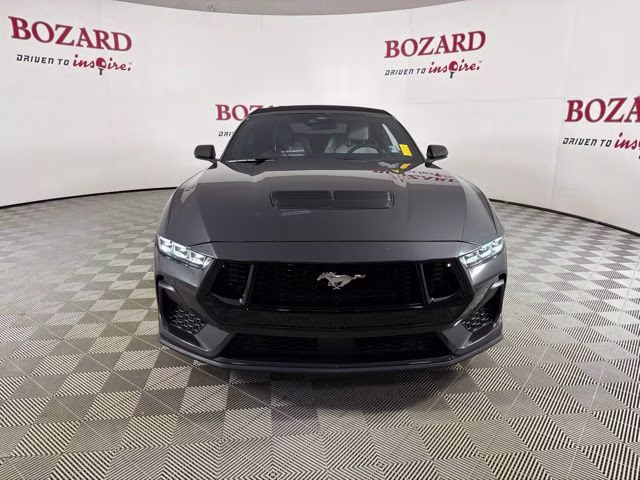 2024 Gray Metallic Ford Mustang GT Premium RWD Convertible