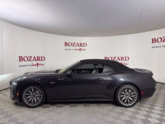 2024 Gray Metallic Ford Mustang GT Premium RWD Convertible