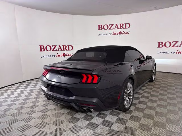 2024 Gray Metallic Ford Mustang GT Premium RWD Convertible