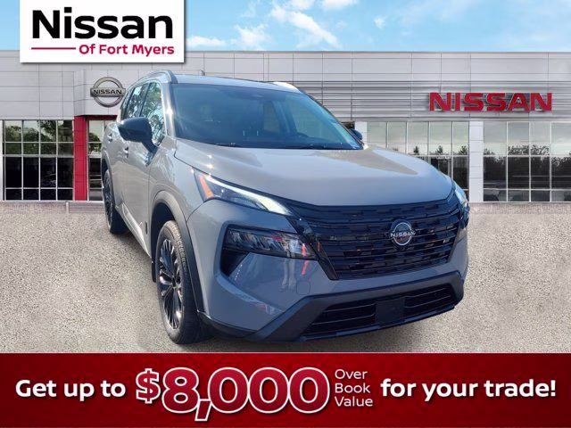 2026 Boulder Gray Pearl Nissan Rogue Dark Armor FWD SUV