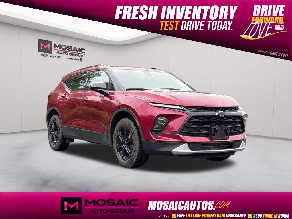 2023 Radiant Red Chevrolet Blazer LT AWD SUV