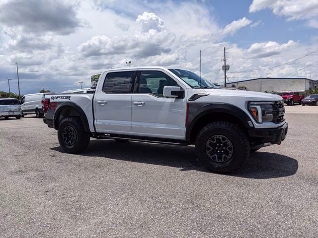 2025 White Metallic Ford F-150 Raptor 4X4 Truck