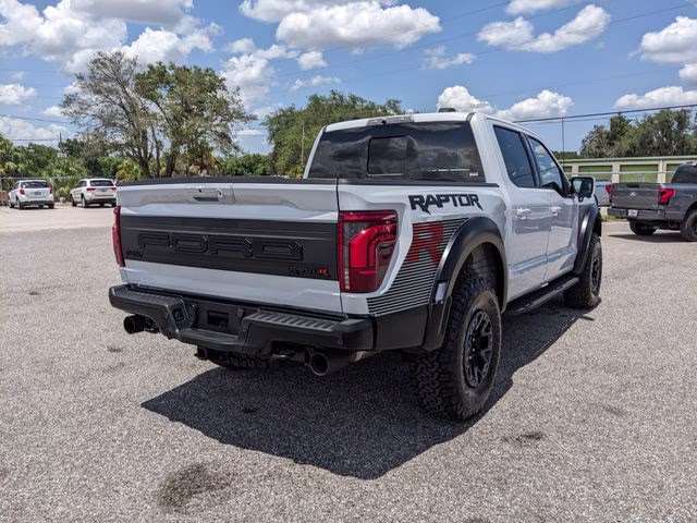 2025 White Metallic Ford F-150 Raptor 4X4 Truck