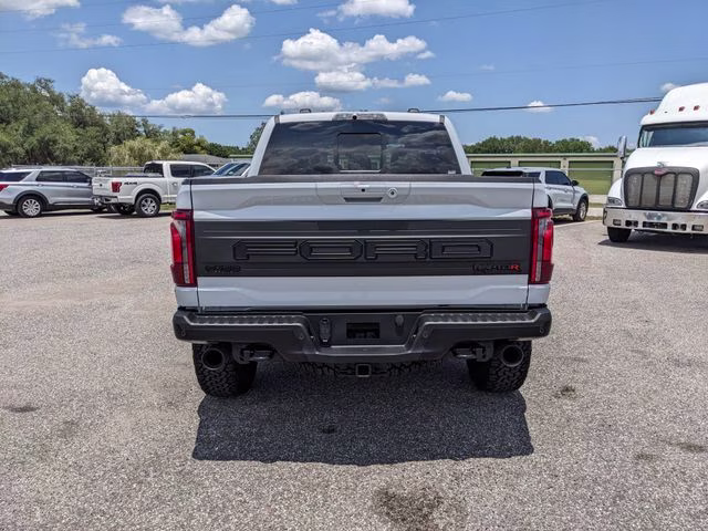 2025 White Metallic Ford F-150 Raptor 4X4 Truck