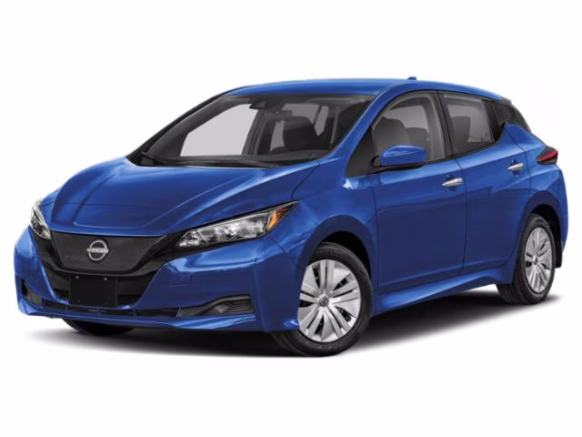 2025 Deep Blue Pearl Nissan LEAF S FWD Hatchback