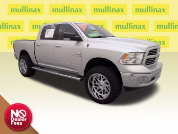 2017 Bright Silver Clearcoat Metallic Ram 1500 Big Horn 4X4 Truck
